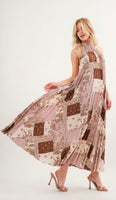 Paisley maxi dress