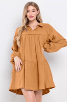 Manu camel dress