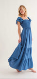 Melody blue maxi dress