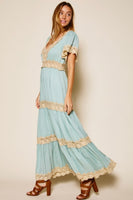 Elsy dress turquoise(Online Exclusive)