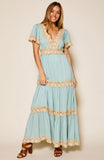 Elsy dress turquoise(Online Exclusive)